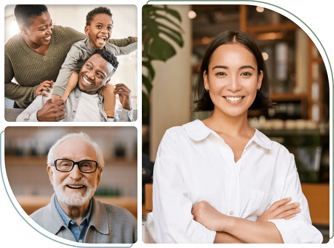Brooklyn-Oak-Dental-Care groups of individuals with amazing smiles from their dentist